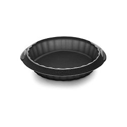 Černá silikonová forma na koláč Lékué, ⌀ 12 cm