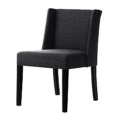 Černá židle s černými nohami Ted Lapidus Maison Zeste
