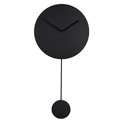 Černé nástěnné hodiny Zuiver 