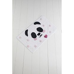 Černo-bílá koupelnová předložka Crasso Panda, 100 x 60 cm