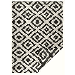 Černo-krémová vzorovaný oboustranný koberec Bougari Malta, 200 x 290 cm