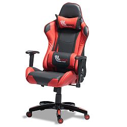 Černočervená kancelářská židle Knuds Gaming