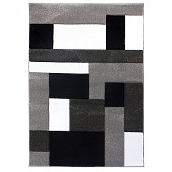 Černošedý koberec Flair Rugs Cosmos Black Grey, 160 x 230 cm