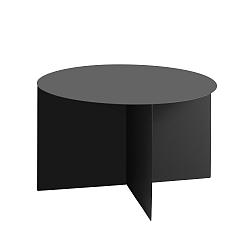 Černý konferenční stolek Custom Form Oli, ⌀ 70 cm