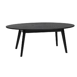 Černý konferenční stolek z jasanového dřeva Folke Yumi, 130 x 65 m