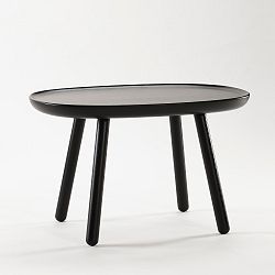 Černý odkládací stolek z masivu EMKO Naïve Medium