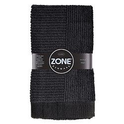 Černý ručník Zone Classic, 50 x 100 cm