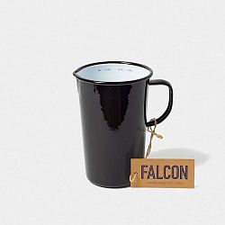 Černý smaltovaný džbán Falcon Enamelware DoublePint, 1,137 l