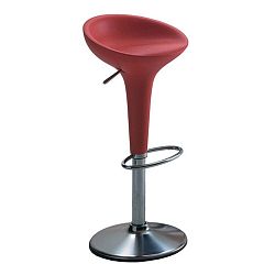 Červená barová židle Magis Bombo, výška 50/74 cm