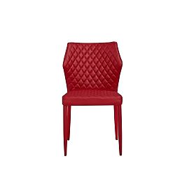 Červená jídelní židle Fiona
