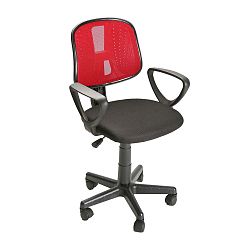 Červená kancelářská židle na kolečkách Versa Office
