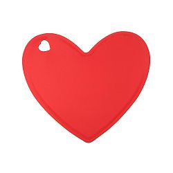 Červené silikonové prkénko ve tvaru srdce Tantitoni Lovely