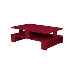 Červený konferenční stolek Homitis Waren