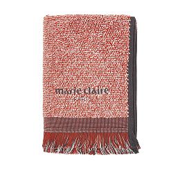 Červený ručník Marie Claire Colza, 50 x 90 cm