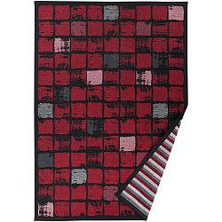 Červený vzorovaný oboustranný koberec Narma Telise, 70  x  140 cm