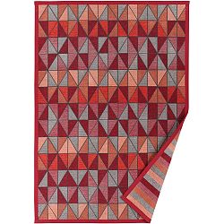Červený vzorovaný oboustranný koberec Narma Treski, 160  x  230 cm
