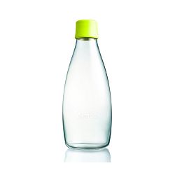 Citronově žlutá skleněná lahev ReTap s doživotní zárukou, 800 ml