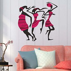Dekorativní nálepka na stěnu Pink Woman
