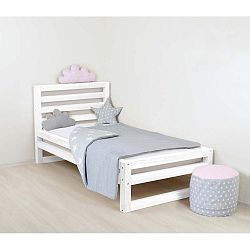 Dětská bílá dřevěná jednolůžková postel Benlemi DeLuxe, 180 x 90 cm