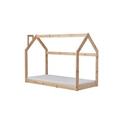 Dětská dřevěná postel ve tvaru domečku Pinio House, 166 x 141 cm