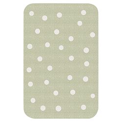 Dětský zelený koberec Zala Living Dots, 67 x 120 cm