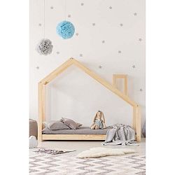 Domečková postel z borovicového dřeva Adeko Mila DMS, 100 x 180 cm