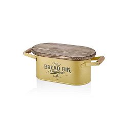 Dóza na chléb ve zlaté barvě The Mia Bread, délka 41 cm