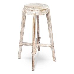 Dřevěná ručně malovaná stolička RGE Barry, výška 77 cm