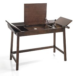 Dřevěný počítačový stůl Tomasucci Henny