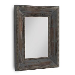 Hnědé nástěnné zrcadlo Geese, 90 x 70 cm