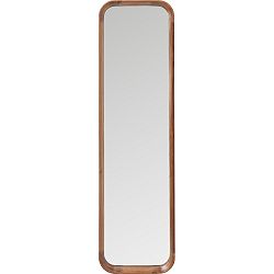 Hnědé nástěnné zrcadlo Kare Design Denver, 123 x 33 cm