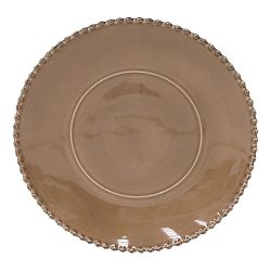 Hnědý kameninový servírovací talíř Costa Nova Pearl, ⌀ 33 cm