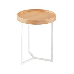 Hnědý odkládací stolek Design Twist Tallin