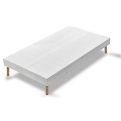 Jednolůžková postel Bobochic Paris Blanc, 80 x 190 cm