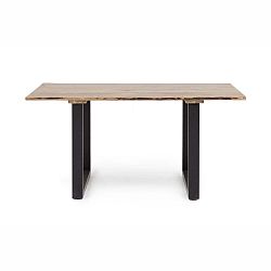 Jídelní stůl s deskou z akáciového dřeva WOOX LIVING Industrial, 160 x 60 cm