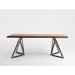 Jídelní stůl s deskou z borovicového dřeva Custom Form Sherwood, 200 x 100 cm