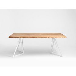 Jídelní stůl s deskou z dubového dřeva Custom Form Sherwood, 200 x 100 cm