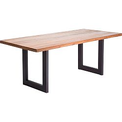 Jídelní stůl s deskou z recyklovaného teakového dřeva Kare Design Factory, délka 200 cm