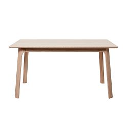Jídelní stůl z bílého dubového dřeva Unique Furniture Vivara