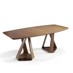 Jídelní stůl z ořechového dřeva Ángel Cerdá Manolo, 220 x 100 cm