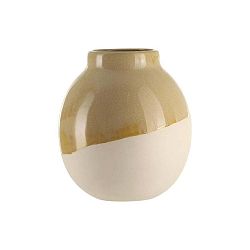 Kameninová váza A Simple Mess Skraa Golden Yellow, ⌀ 18 cm