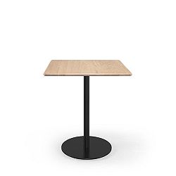 Kavárenský stolek s deskou z dubového dřeva Wewood - Portuguese Joinery Bistrô, 70 x 70 cm