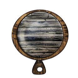 Keramický talíř s uchem Wood, ⌀ 25 cm