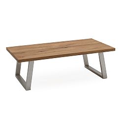 Konferenční stolek z kovu a dubového dřeva VIDA Living Trier, délka 1,3 m