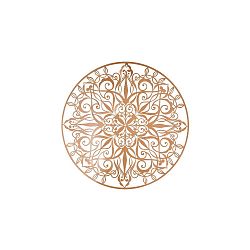 Kovová nástěnná dekorace Graham & Brown Copper Luxe