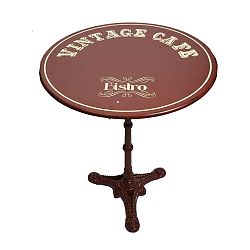 Kovový stolek Antic Line Vintage Cafe, ⌀ 61,5 cm