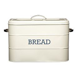 Krémová plechová dóza na chléb Kitchen Craft Bread