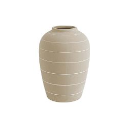 Krémově bílá keramická váza PT LIVING Terra, ⌀ 13 cm