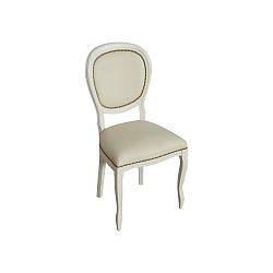 Krémově bílá polstrovaná židle Roxana