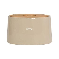 Krémový chlebník s bambusovým víkem Premier Housewares Fletcher